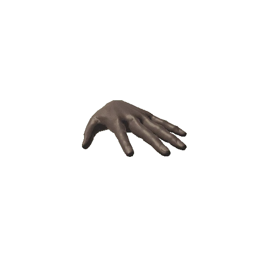 Left Female Hand_Very Dark